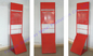 Các nhà triển lãm thương mại Treo sản phẩm Dụng cụ Giá đỡ Tầng Đứng trưng bày Kim loại